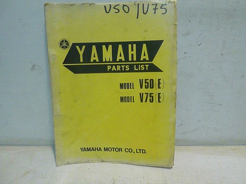 Yamaha v50e v75e parts - v50e,