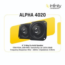 INFINITY CAR SPEAKERS | ALPHA