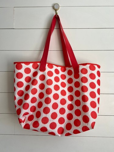 Ikea sommar red orange polka - orange,