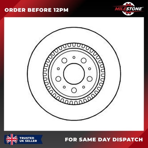 Brake disc for volvo xc90 - 1x,
