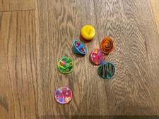 9 Fun Multicoloured Dreidels Perfect for Party Bags