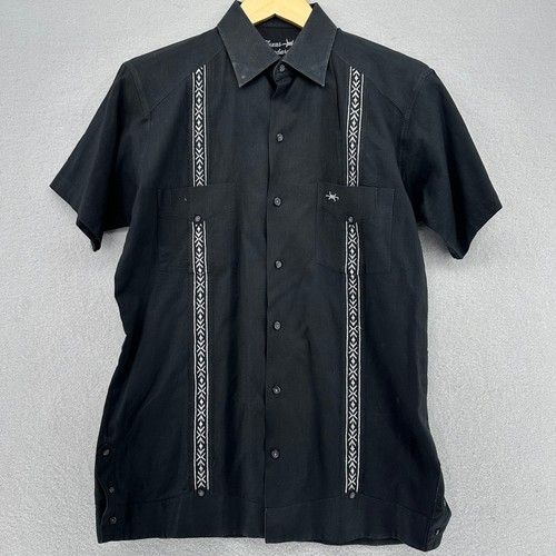 Texas standard guyabera black - standard,