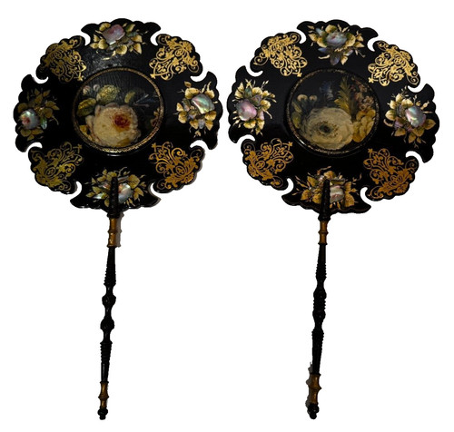 Pair antique 19th - antique, century