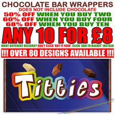 ANY 10 FOR £8 Funny Chocolate