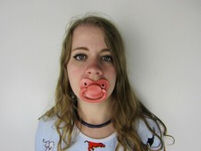 Red Rust Adult Pacifier
