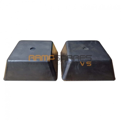 Rubber raiser blocks - rubber,