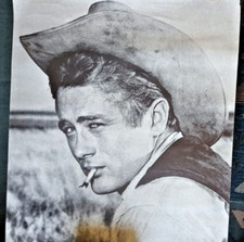 James Dean b/w poster by