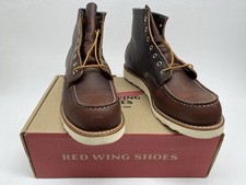 Red Wing Moc Toe Boots (UK