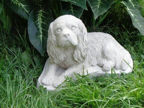 King charles concrete statue - king,