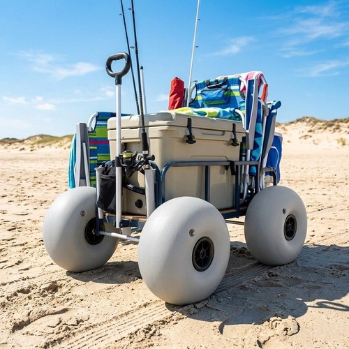 Beach balloon wheels - beach,