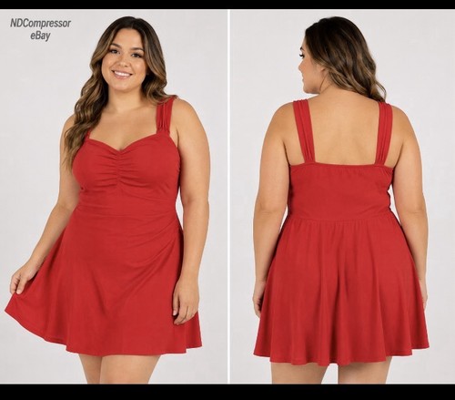 Retro stage red one piece - retro,