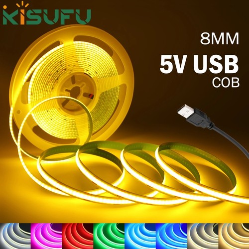 Usb cob led strip - 5v,