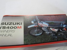 Suzuki TS400 owners manual