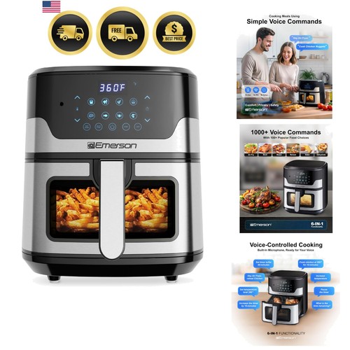 Smartvoice 3qt air - air, fryer