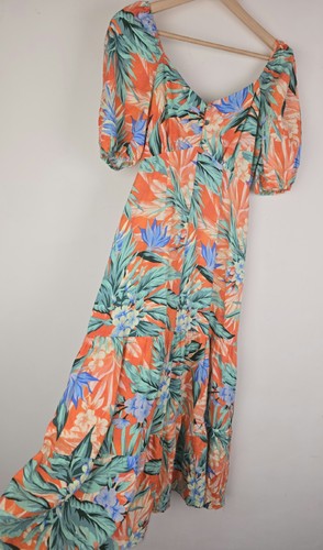 Oliver bonas palm print dress - bonas,