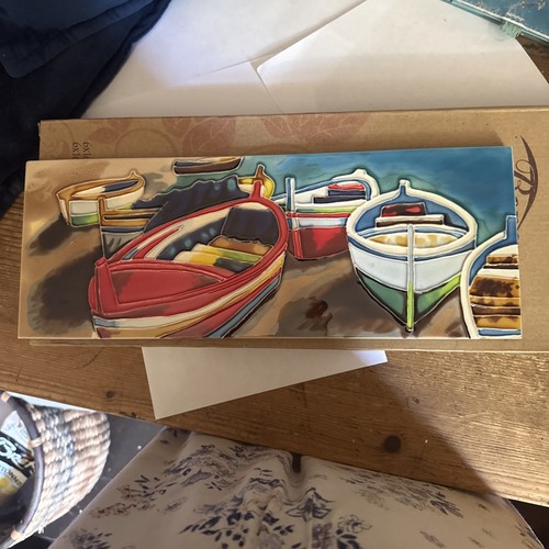 Rare ceramics art tile - ceramics,