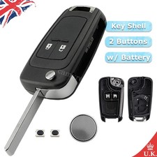 2 Button Flip Key Fob Case for