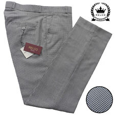 Relco Mens Dogtooth Sta Press Trousers NEW Mod Skin Ska Retro Vtg Stay Pressed