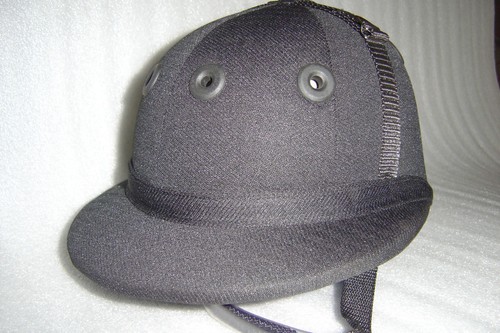Cotton twill polo helmet - twill,