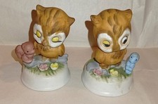Pair of Porcelain Owl