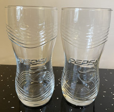 2x Pepsi Glass 16oz 460ml