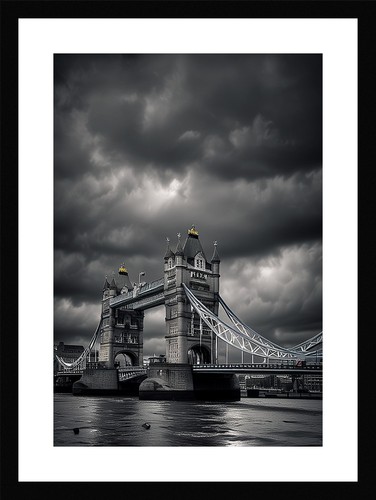 Bold london skyline - bold, framed