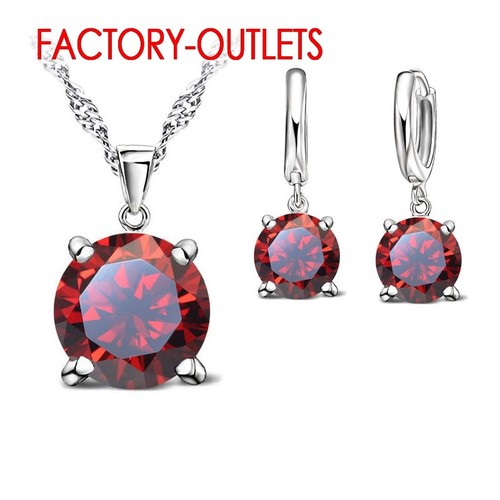 Silver plated cubic zirconia - silver,