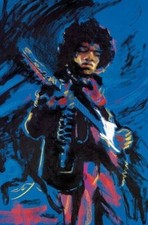 RONNIE WOOD OF ROLLING STONES DRAWING OF JIMI HENDRIX PHOTO PRINT 6 X 4 INCH 