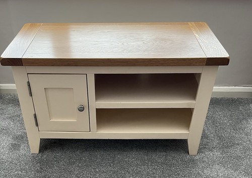 Cream oak cabinet - cream,