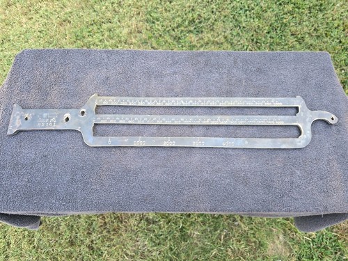 Osgood scale vtg old - co, brass