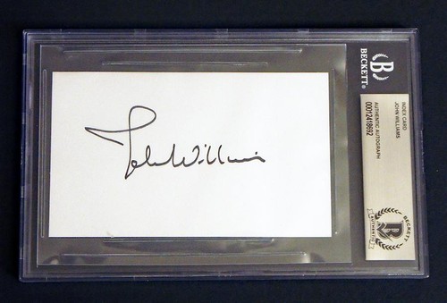 John williams signed beckett - signed, &