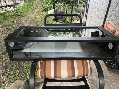 Black 3ft vivarium used - 3ft, vivarium.