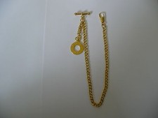 Single albert gold plated