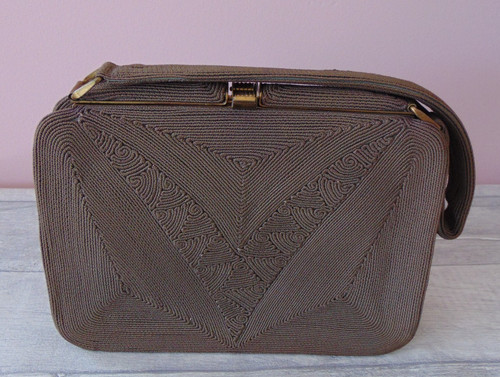 Vintage 1940s 1950s brown - vintage,