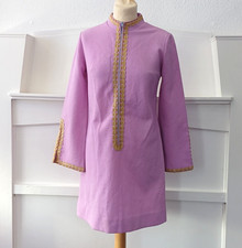 Vintage 1970s Crimplene Purple