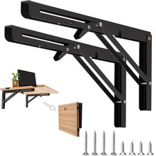 2-20x Folding Shelf Brackets