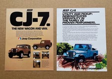 Jeep CJ-7 + CJ-8 Brochures