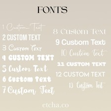 Personalised Name Vinyl Stickers – for Bottles, Glasses, Lunch Box - 10x20cm