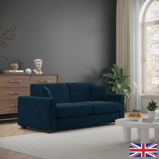 Lucas Navy Fabric Sofa Bed