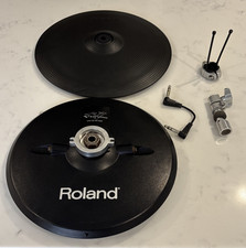 Roland VH12 Hi Hat , Black with rotation stopper and rubber tensioner and clamp