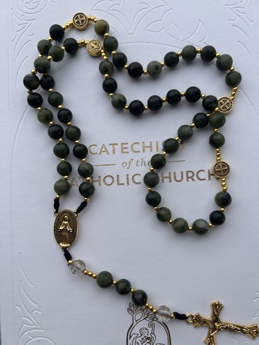Handmade ornate green and - green,