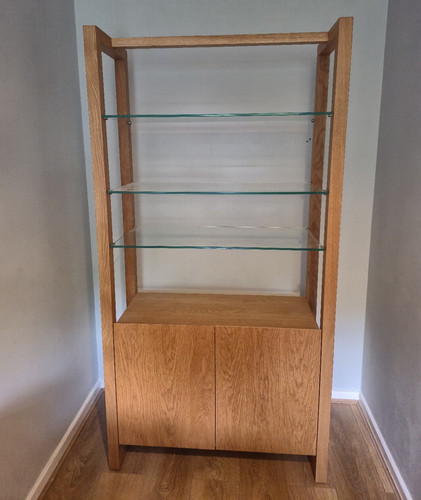 Oak colby bookcase - m&s,