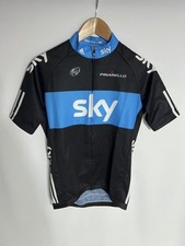 Adidas Cycling Jersey SKY Pinarello Team Full Zip | Men's | Black/Blue | Small