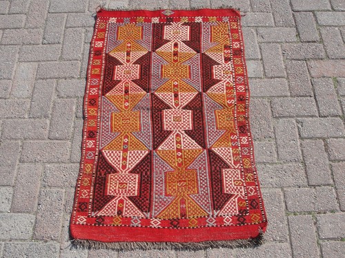 2x4 turkish kilim - turkish, rug