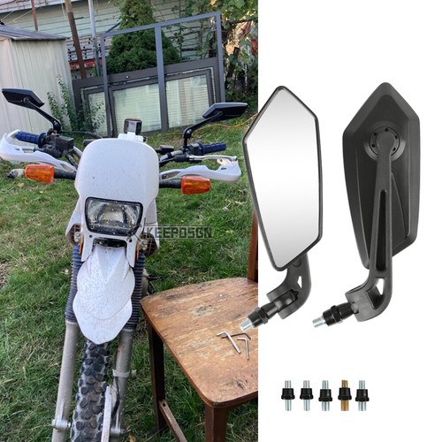 Pair clear side mirrors - side,