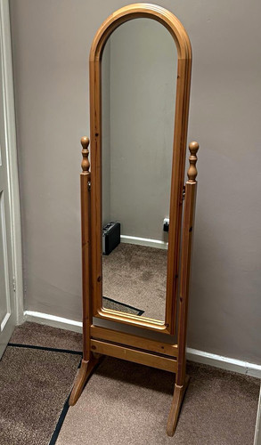 Wood framed cheval - cheval, full