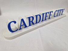 Cardiff City Football - 3D Shop Collection Sign Collectors Display 