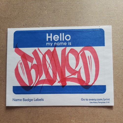 Bloved hand drawn tag graffiti - hand,