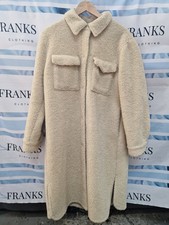 Women's Primark Long Wooly Coat Size 14-16