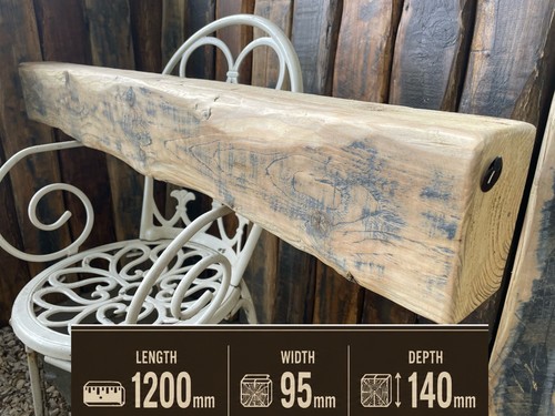 Reclaimed solid wood fireplace - reclaimed,